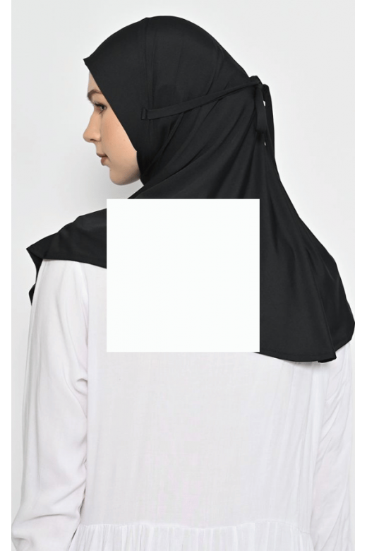 Maisa Hijab Sporty Black
